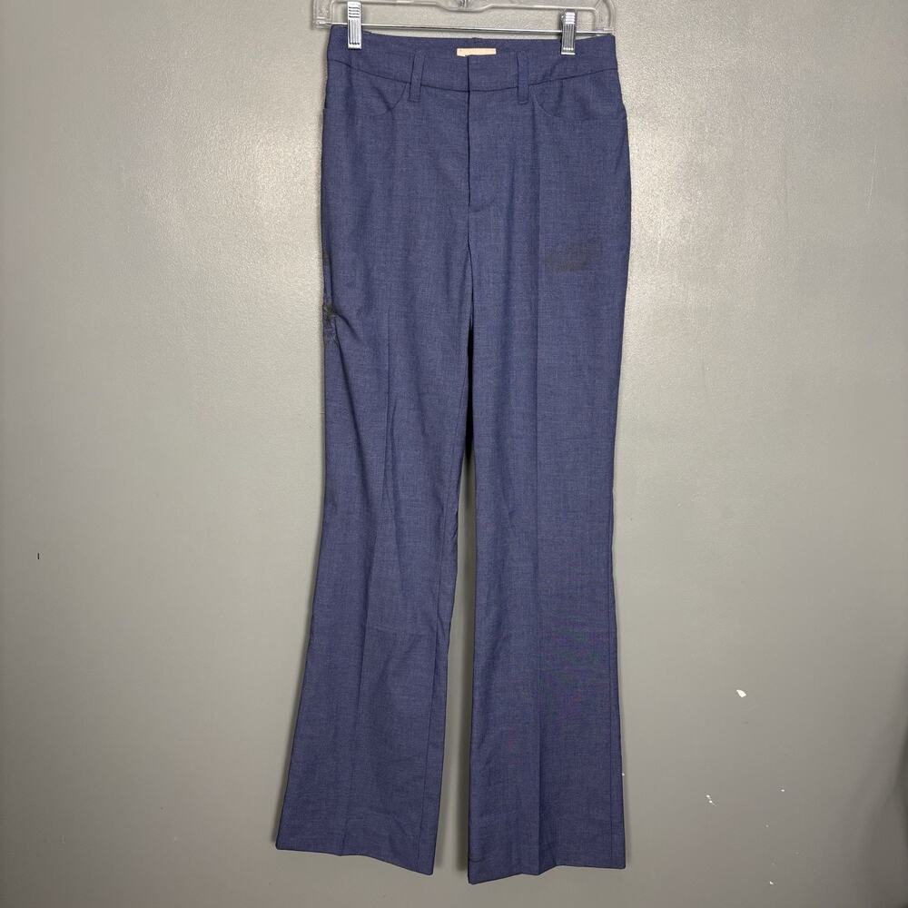 ZADIG & Voltaire Women’s Pistol Flared Hem Pants Surf 34 New Damaged Imperfect